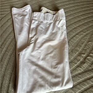 White Baseball Pants